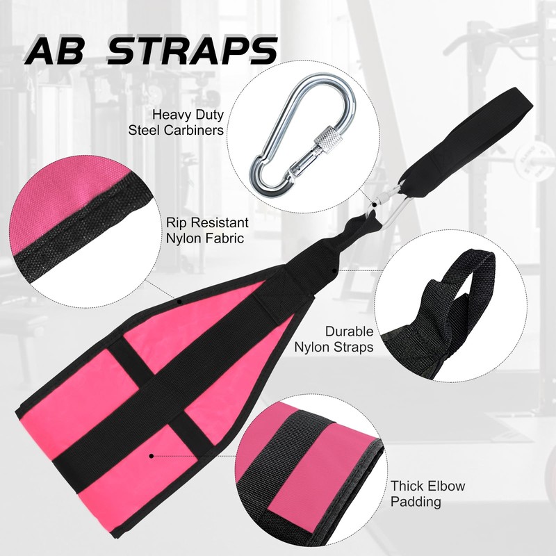 Hanging Ab Straps for Pull Up Bar: Gym Ab Sling