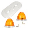 WIKIBB For Peterbilt 359/379/389 W900L Cab Dome Light Panel Frame