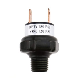 YINETTECH 120-150 PSI 1/4 NPT Pressure Control Switch 12V Air Compressor Tank Pressure Out Valve
