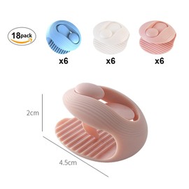 Regerly Duvet Cover Clips, 18 Pieces Duvet Holder Clips Needle-Free Duvet Cover Clips Quilt Holder Bed Blanket Clips Prevent Bunching Moving Duvet