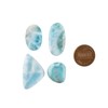 Odrilliongems Sky-Blue Larimar Stone Cabochon, Natural Gemstones, Jewelry Making, Wire
