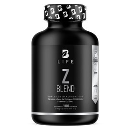 Life Zinc 100 Cápsulas Ingredientes Naturales Colágeno Vitamina Blend