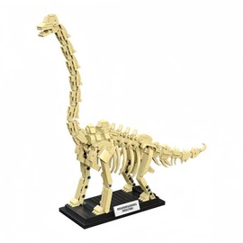 VizBrou Animal Fossils Building Set, Dinosaur World Skull Building Model Kit, 501PCS Brachiosaurus Dino Skeleton Bone Model Construction Building Toy Set for Girls Boys Kids Adults, Decor