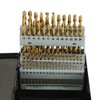 Twist Drill Bits Set, 60 Piece 1#-60# Titanium Nitride Coated