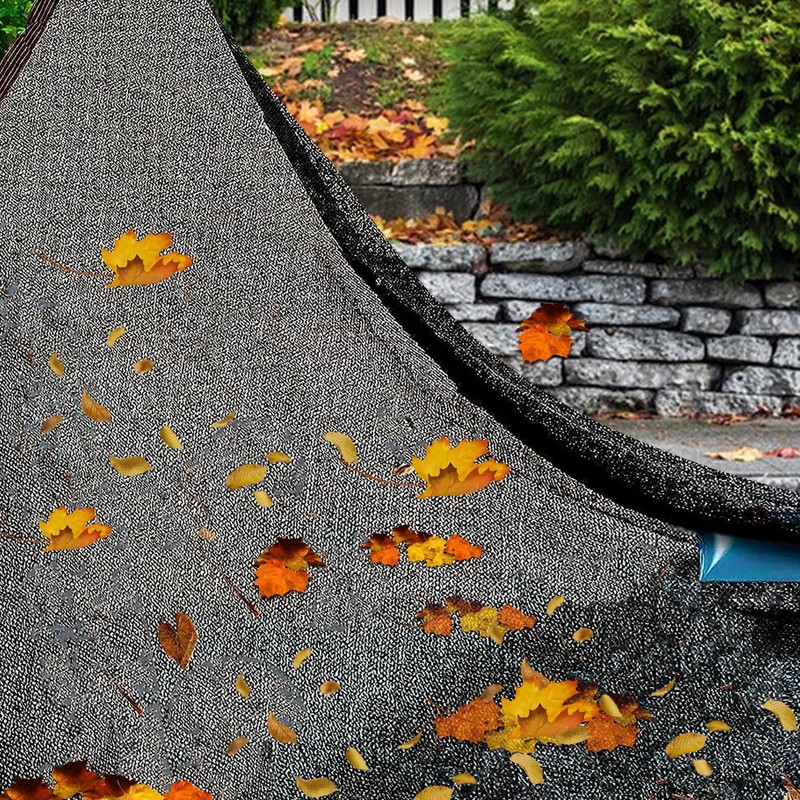 Hlimior 36 ft x 18 ft Black Pool Leaf Net