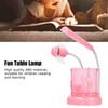 3 in 1 LED Pencil Holder Lamp Multifunction Fan Table