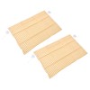 2Pcs Grid Design Anti Ultraviolet Car Curtain Side Car Window