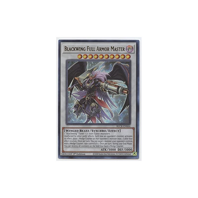 Blackwing Full Armor Master - BLCR-EN064 - Ultra Rare -