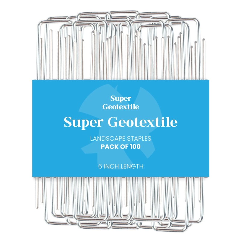 Super Geotextile Landscape Staples Heavy Duty 11 Ga Galvanized U-Shaped