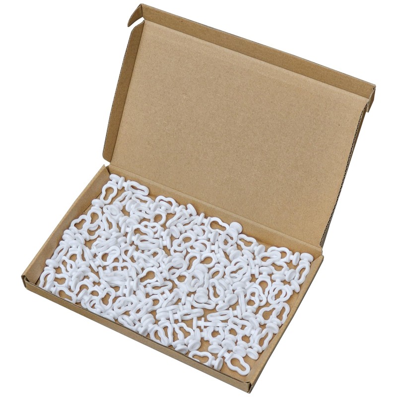 100 Pieces Plastic Curtain Track Rollers – Smooth and Durable
