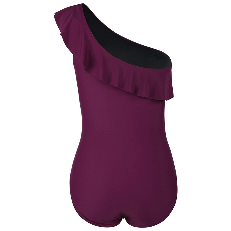 Mycoco Trajes de baño de una Pieza con Volantes y