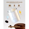 Tourdeus Glass Coffee Bean Jar – Pop Top Air Tight