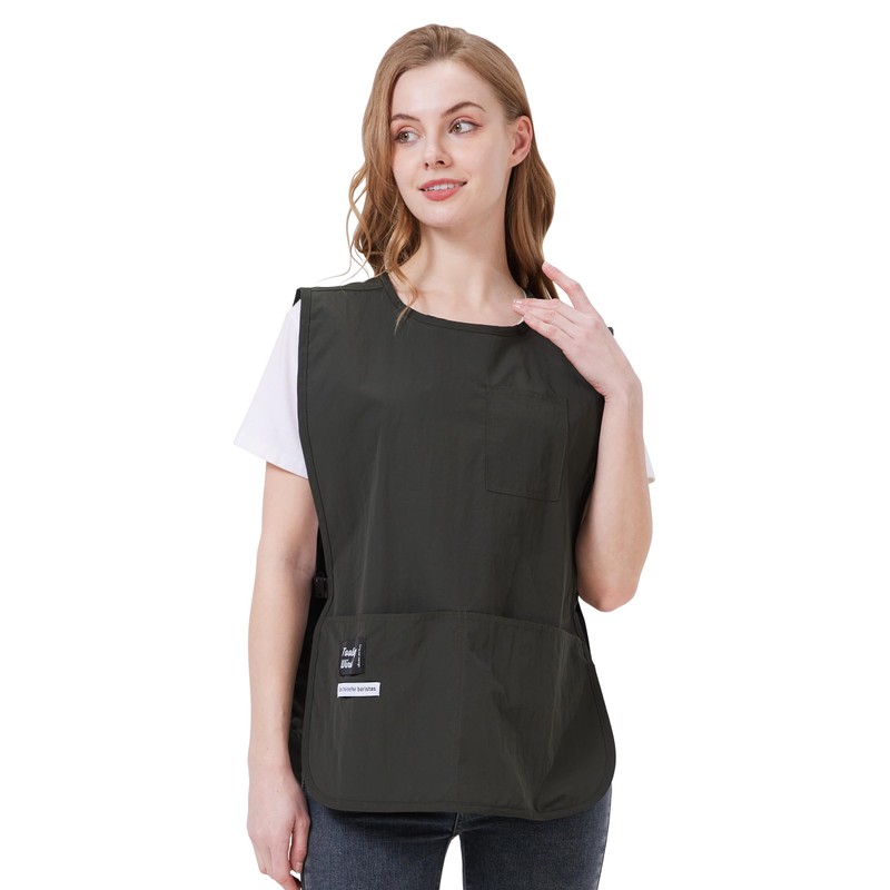 Nanxson Waterproof Cobbler Apron for Women with Pockets Barber Smock