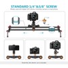 NEEWER 3-Wheels Wireless Video Camera Dolly, 3-Speed Motorized Electric Track