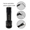 JEUCLEL T80 Torx Star 6 Point Impact Bit Socket, T80
