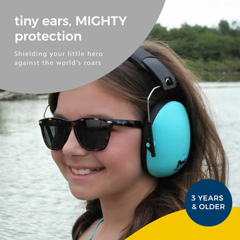 BABY BANZ BB654 Earmuffs-Squiggle-2 Years Plus, Multicolor