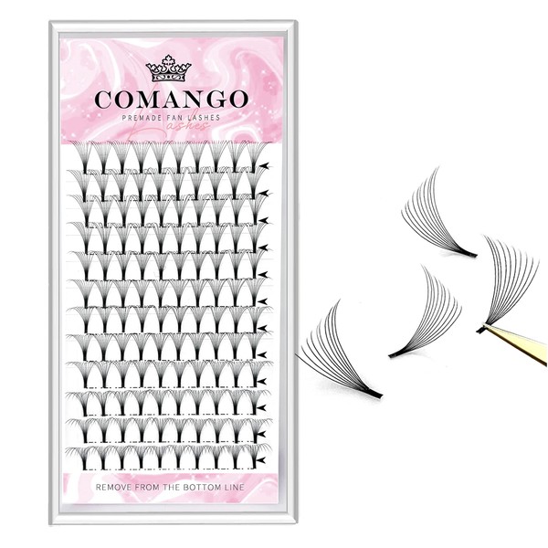 Premade Fans Eyelash Extensions 10D-C-0.07-10mm, 10D|3D|4D|5D|6D 0.07/0.10mm C/D 8-15mm Mix-8-15mm