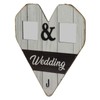 Wood Wedding Picture Frame Key Hook Wall Hanging Decoration Love