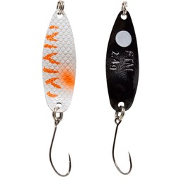 FTM Spoon Hammer UV Blinker 2.4 g - White/Orange/Black Trout Blinker