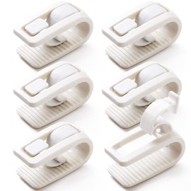 SCIOLTO (Sciolt) Bedding Clips Easy Anti-Slip [For Securing Comforters, Blankets, Sheets, and Mattress Pads] (Set of 6)