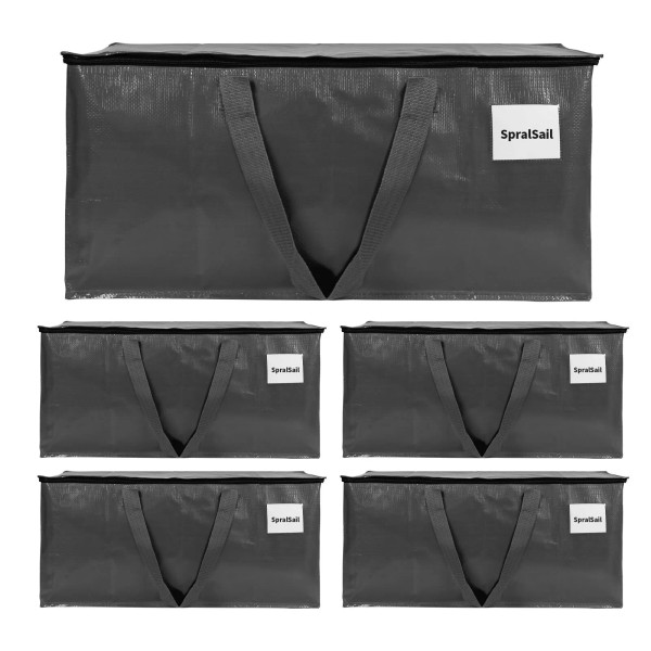 SpralSail Moving Bags, 93L Extra Large Storage Bags with Zippers