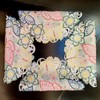 LeLehome Embroidery 15" Round Butterfly Cutwork Placemats for Party Home