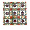 45 Pieza Azulejo Talavera 10cm Diferentes Colore Confeti Msi