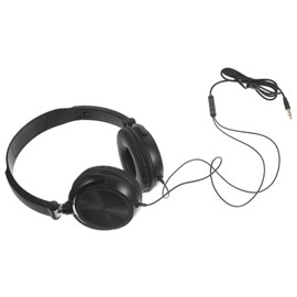 Operitacx Foldable Over Ear Headphones with Microphone and Volume Control for Smartphones PC Laptop Tablet Lightweight Comfortable Design Black