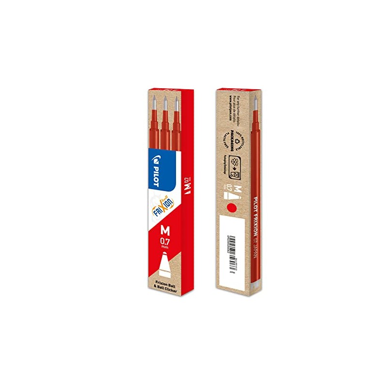 Pilot FriXion Ball Pack Of 6 Leads 0.7 Red