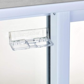 Burglabar 2 Pack Additional Security for Sliding Patio Doors,Sliding Glass Windows. and can be Used Child Safety.
