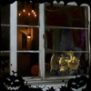 Cholemy 16" Halloween Witch Window Clings Tapping Scary Glass Decor