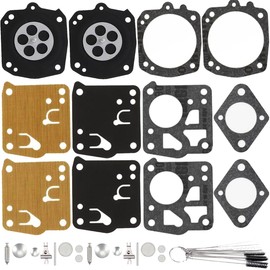 ZAMDOE Carburetor Repair Kit for Tillotson RK-23HS RK23HS RK-17HS for Husqvarna 61 266 268 272XP 281 181 for Jonsered 625 630 XL SXL915 X-12 261 350 481 482 Chainsaw