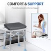 Anycosy Shower Seat Cushion Waterproof,Bathtub Cushion for Transfer Benches,Slip-Resistant 3D