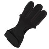 Bow Arrow Finger Guard Competition Archery 3 Fingers Glove Adjustable