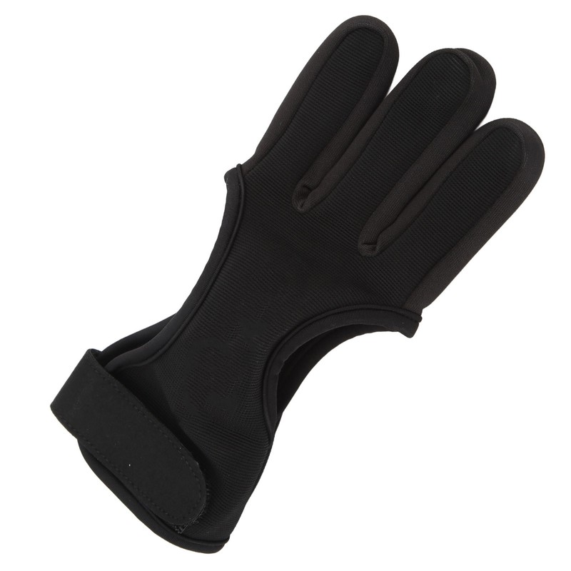 Bow Arrow Finger Guard Competition Archery 3 Fingers Glove Adjustable