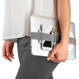 Beblau SLIM Portable Electronic Organiser for Attaching to Laptop and Notebook | Backpack and Desktop Organiser for Office, Home and School | Work in Home Office | Blue