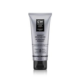 CW Beggs Energy+ Moisturizer for Men, Normal to Dry Skin, Anti-Fatigue Face Cream, Hypoallergenic, Fragrance-Free, Paraben-Free, Alcohol-Free, Mineral Oil-Free, Cruelty-Free, 2.5 Fl. Oz.