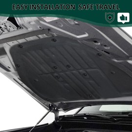 Replacement Hood Insulation Pad Mat for 2024 2025 2026 Toyota Tacoma 2025 2026 4Runner Hood - Hood Insulation Pad Heat Shield Sound Deadening Hood Heat Liner for 2024-2025 Toyota Tacoma Accessories