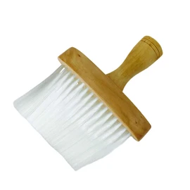 Kobe Professional Hairdressing Wooden Neck Brush - Barber Accessories - Soft Salon Neck Brush For Cutting, Cleaning & Removing Stray Hairs - for Hairdressers & Barbers