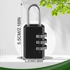 2 Pack Combination Padlock 3 Digits Keyless Coded Locks Resettable