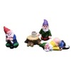 Drunk Garden Dwarf Gnome Statue Drunk Dwarf Decoration Resin Crafts