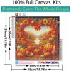 CSZPPQAF 5D Diamond Painting Kits for Adults, Autumn Pumpkin Maple