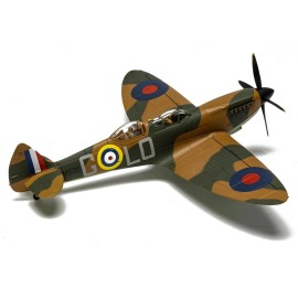 DCD Supermarine Spitfire T.9 Diecast Toy British Royal Air Force Aircraft From Goodwood Aerodrome the Aviation Archive