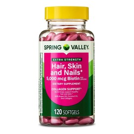 Biotina 5000mcg Colageno Uñas Piel Cabello 120 Caps Eg H18 Sabor Sin sabor