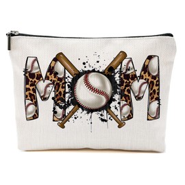 Baseball Gifts Mom Gifts, Baseball Stuff Makeup Bag, Mama Gifts for Mom Women Baseball Team Player Mum Friend, Baseball Mom Cosmetic Bag, Baseball Coach Gifts Toiletry Bag Christmas Birthday Gifts