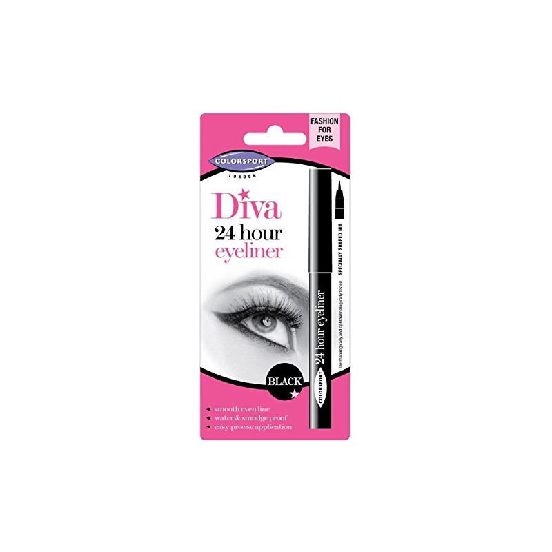 COLORSPORT DIVA 24 HOUR EYELINER, Eyeliner, Eyeliner Pen, Semi Permanent