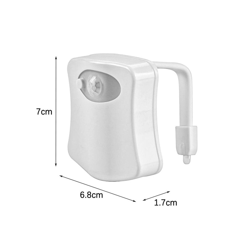 Hsthe Sea 16 Color Motion Sensor Night Light for Toilet