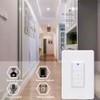 WiFi Smart Light Switch Triple Push Buttons, No Neutral Wire,