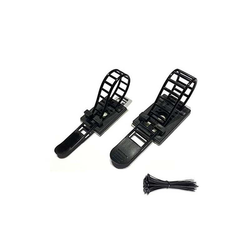 Adjustable Adhesive Cable Ties for Home and Office Organization