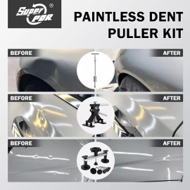 Super PDR PDR 73PCS Car Body Dent Puller Bridge Lifter Paintless Hail Remover Repair Kit